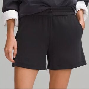 Lululemon Athletica Softstreme High-Rise Black Athletic Shorts 4" Size 4